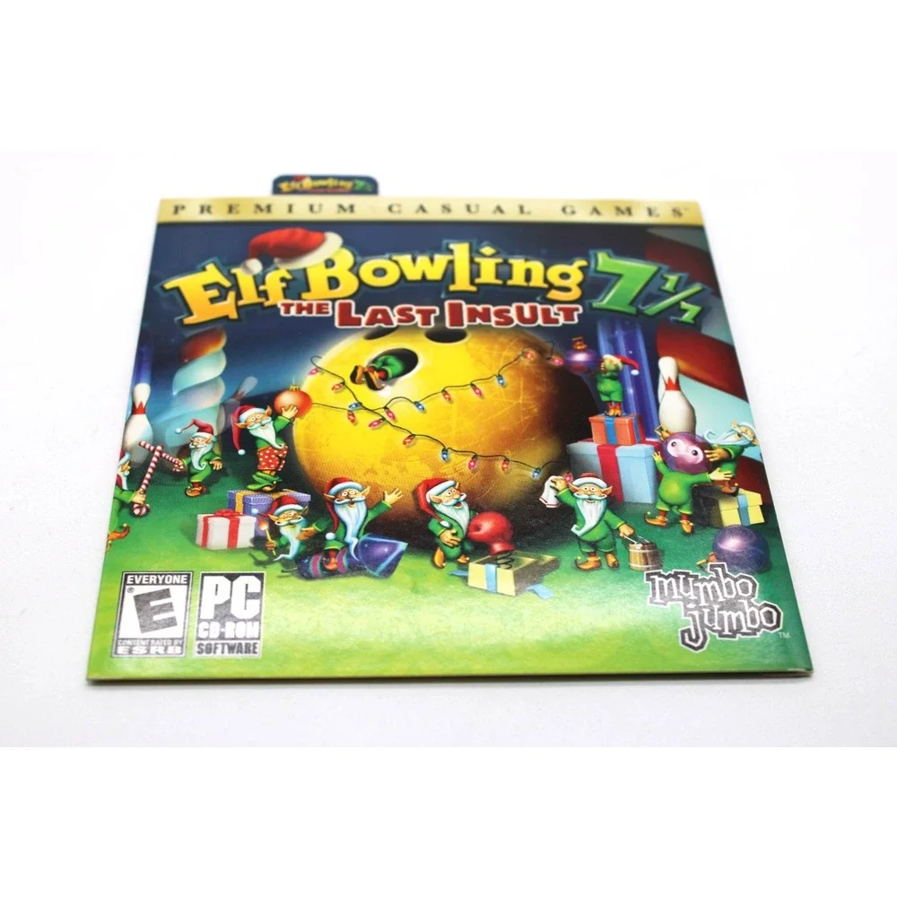 RARE Elf Bowling The Last Insult PC CD Rom Game NEW SEALED Mumbo Jumbo 2007